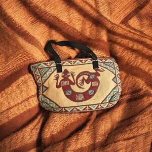 Saddle blanket Co. Aztec lizard tote